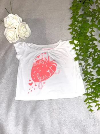 Très jolie tee shirt à courte manche pour bébé fille