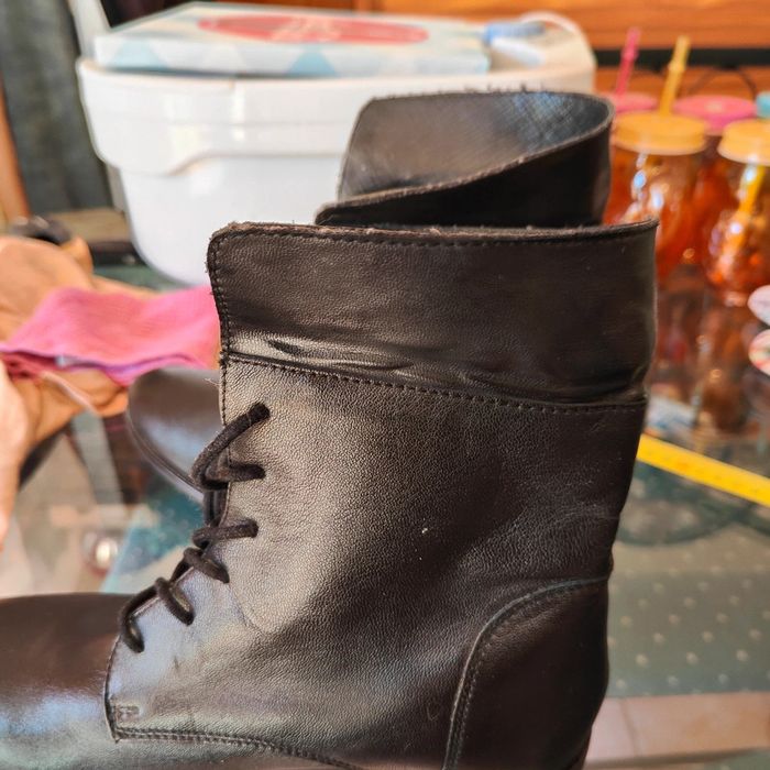 Bottines noires à lacets Tissaia taille 39 - photo numéro 4