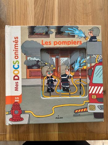 Livre mes docs animés les pompiers