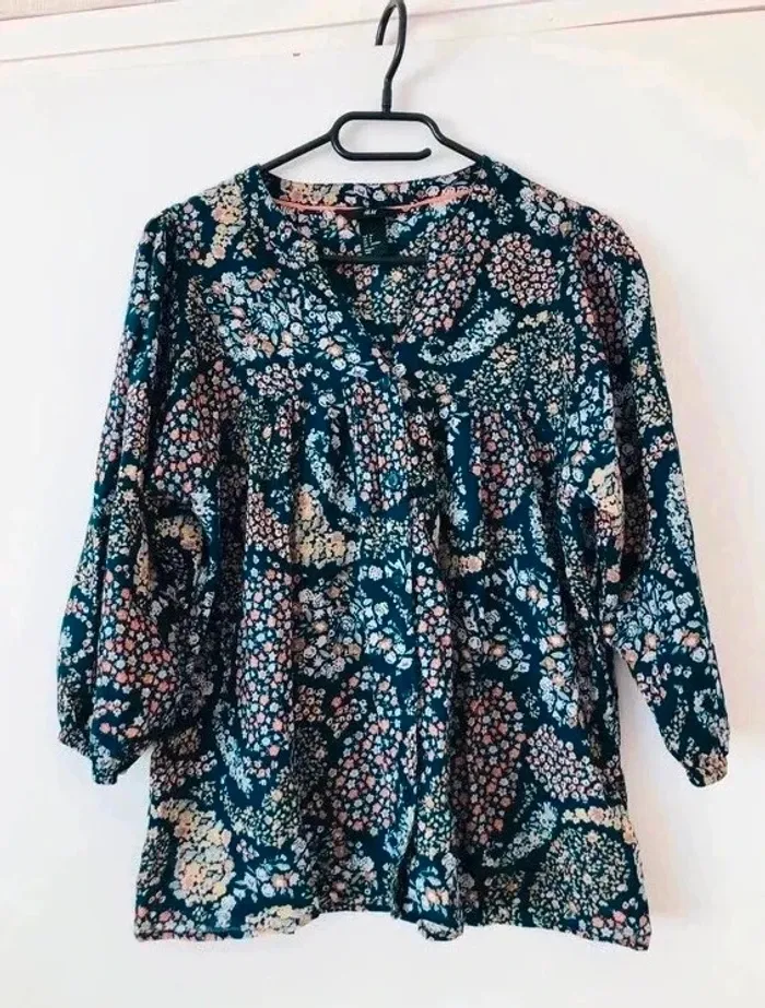 Chemisier tunique bleu femme H&M
