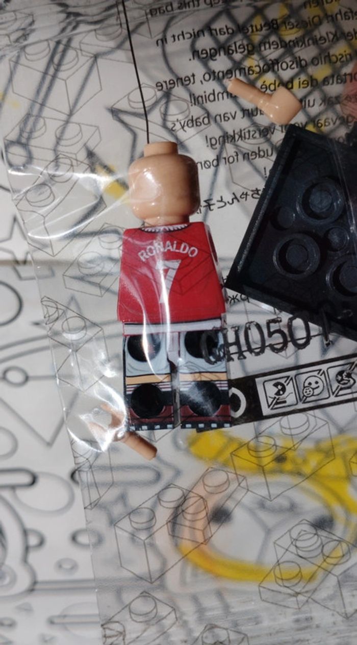 Personnage Lego football neuf Cristiano Ronaldo CR7 Manchester United - photo numéro 2
