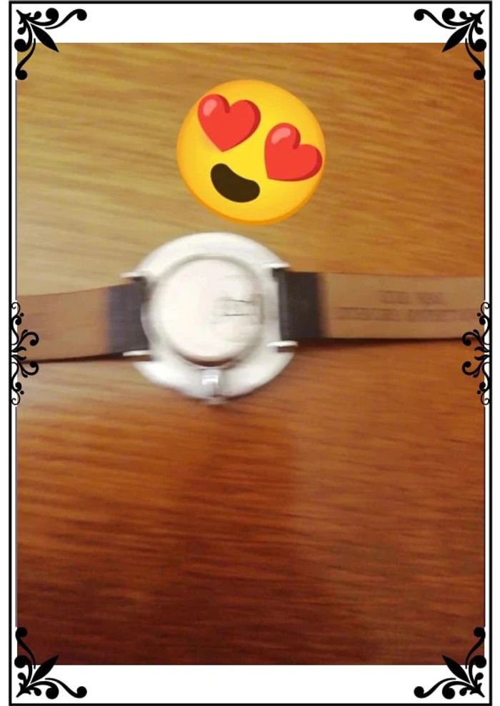 Montre noire cuir de veau - photo numéro 9