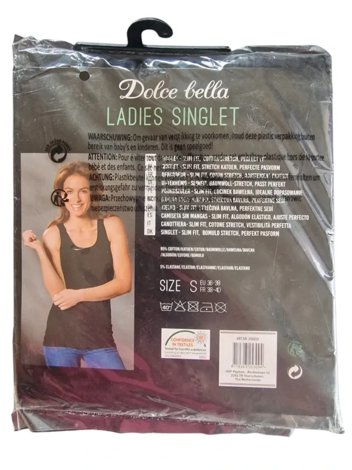 Débardeur Noir, Dolce Bella, T.S - photo numéro 2