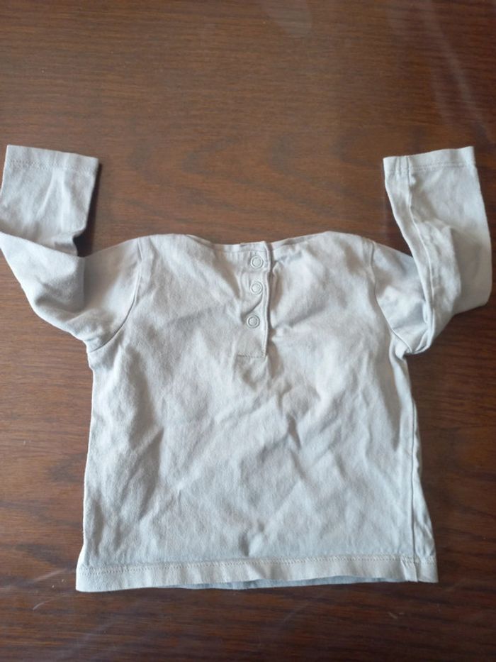 T-shirt manches longues "Love" 6 mois in extenso - photo numéro 2
