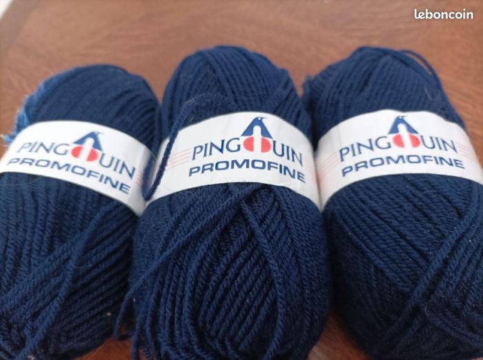 Lot 3 Pelotes laine pingouin