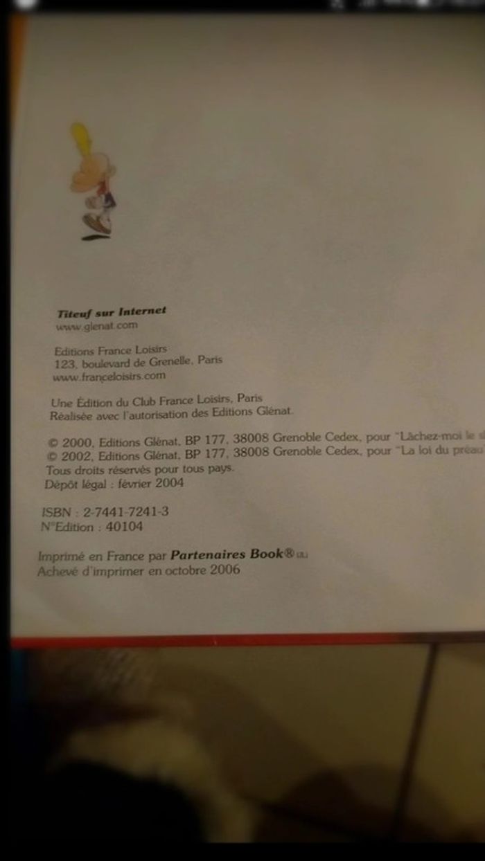 Album double Titeuf - photo numéro 3