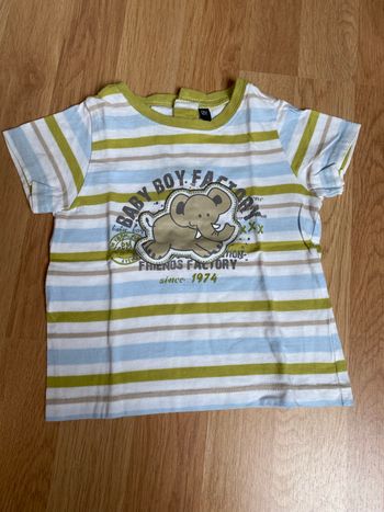 Tee shirt manches courtes 12 mois