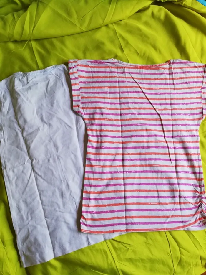 Lot de t-shirts manches courtes fille - photo numéro 2