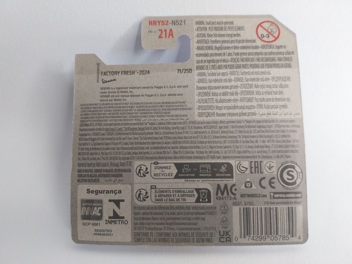 Hot Wheels Vespa 90 SS Super Sprint [1966] 2024 - photo numéro 6