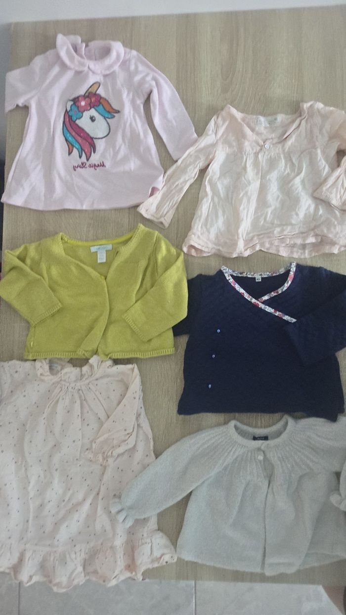 Lot vêtements fille 12m hiver - photo numéro 5