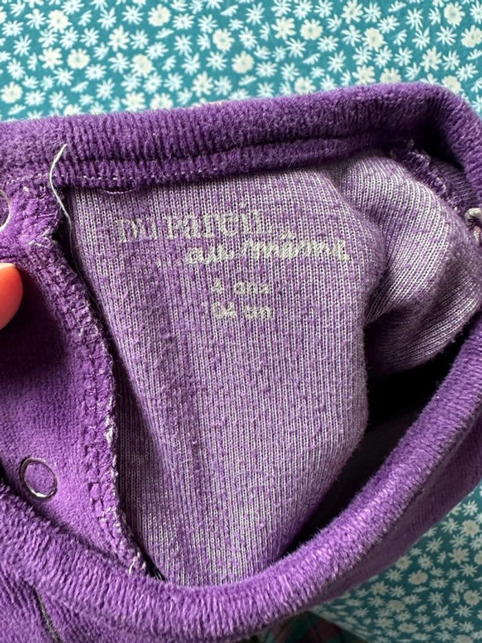 Pyjama chemise de nuit dpam 4 ans - photo numéro 3