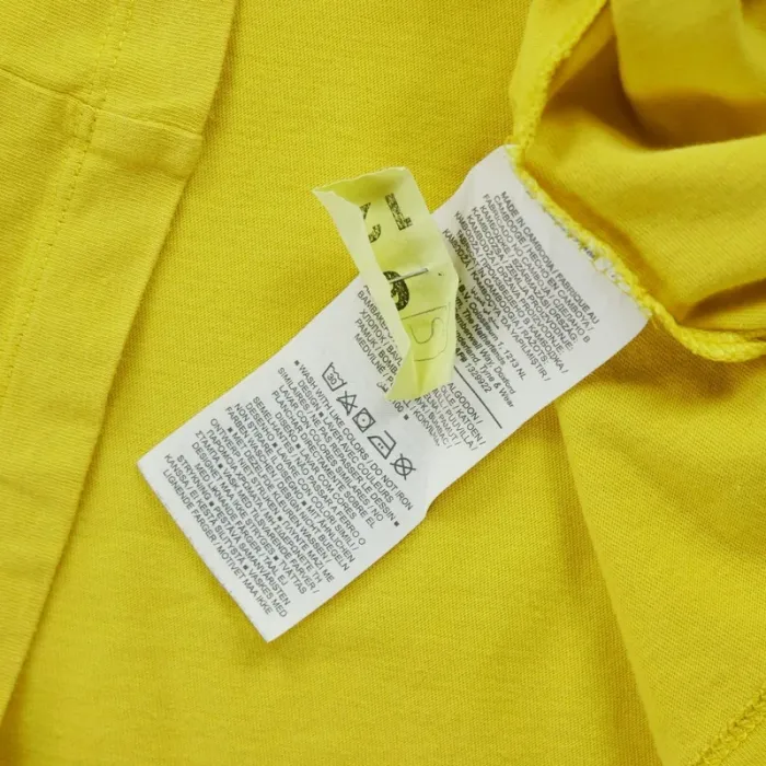 Nike T-shirt manches courtes Homme Taille M Jaune #Qwe1407 - photo numéro 9