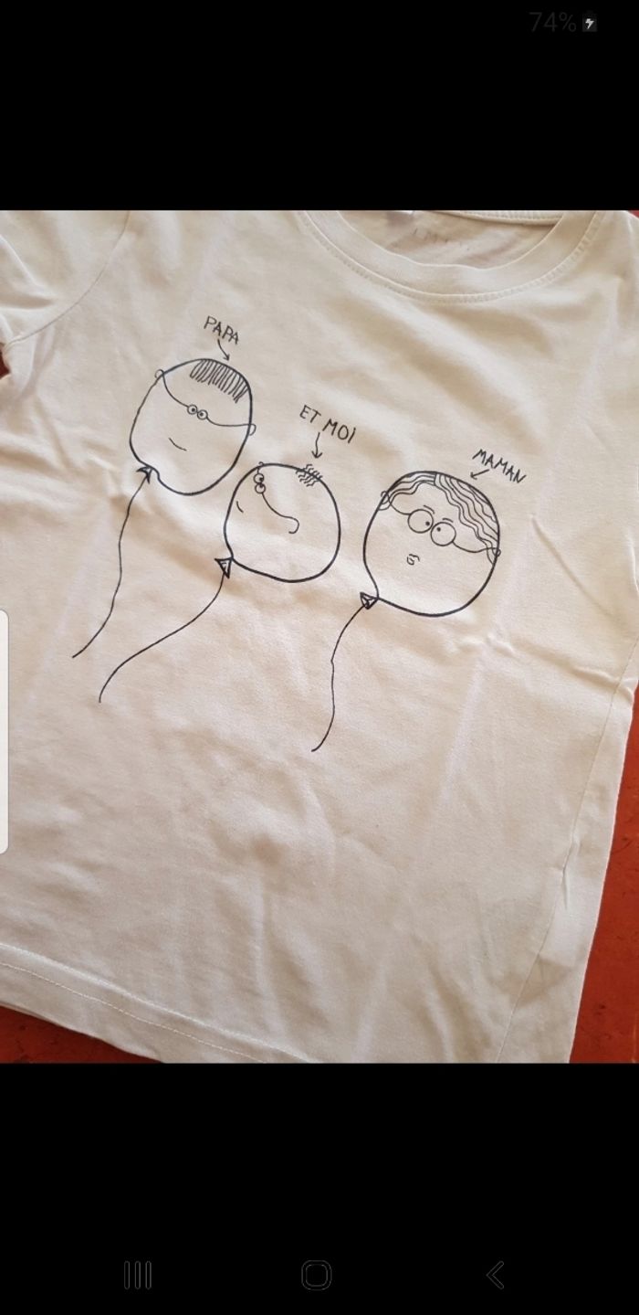 T.shirt taille 6 ans - photo numéro 2