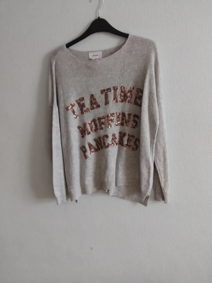 Pull soft grey la redoute taille 38/40 - photo numéro 2