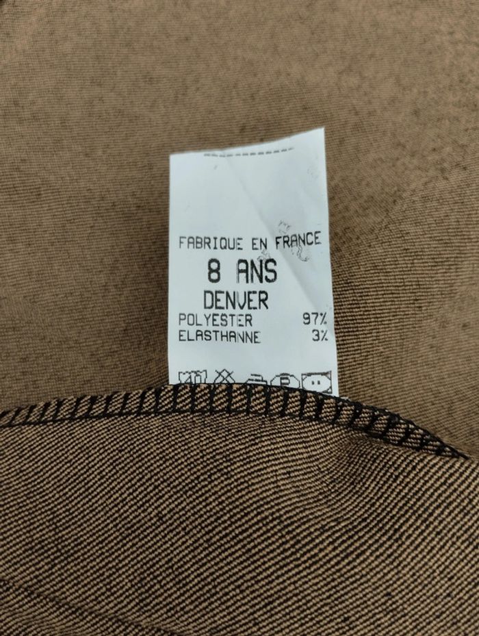 Veste jean 8 ans fille Tex - photo numéro 3