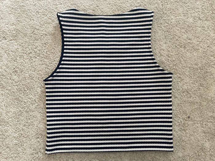 Top débardeur court marinière Pepe Jeans 🌻 - photo numéro 4