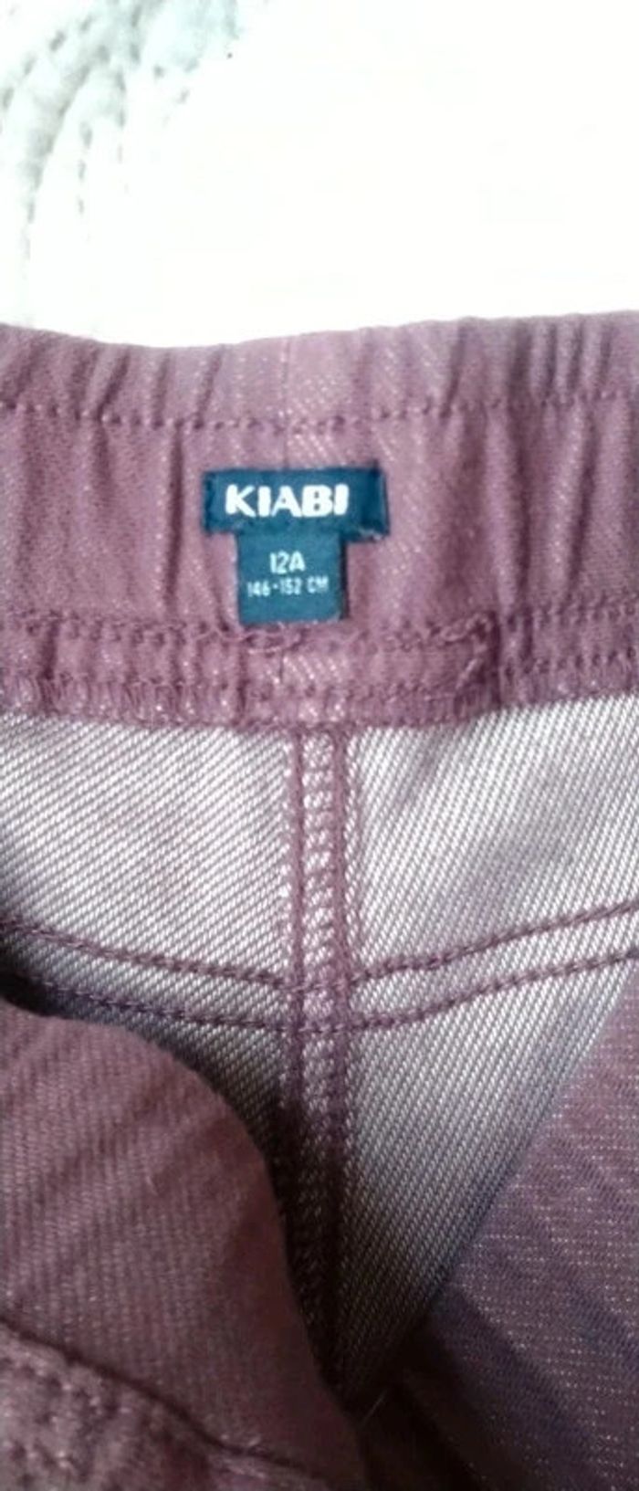 Jegging slim mauve fille 12 ans kiabi - photo numéro 13