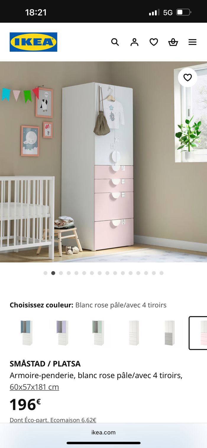 Armoire enfant IKEA Smastad - photo numéro 6