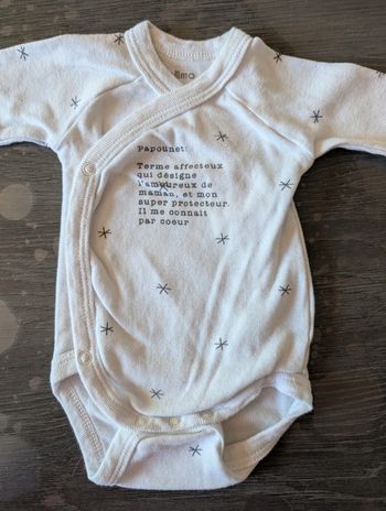 Body manches longues papounet