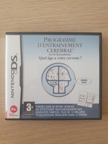 Jeu Nintendo DS Programme d'entraînement cérébral