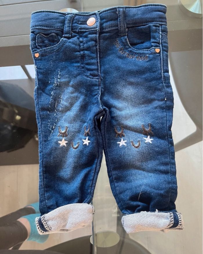 Lot 5 pantalons fille 3 mois - photo numéro 2