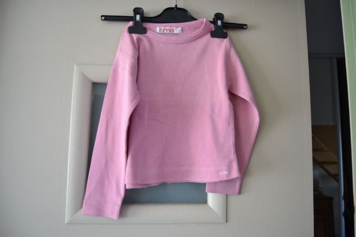 pull la cie des petits rose