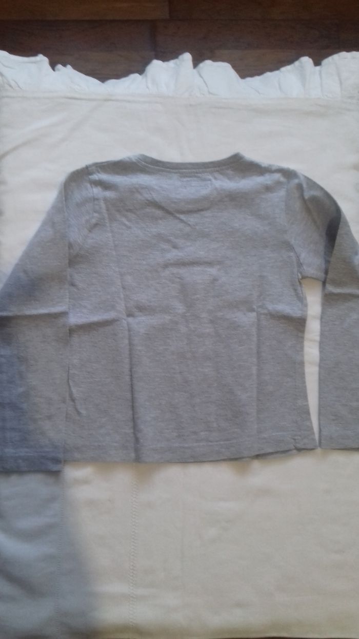 1 tee-shirt manche longue fille 4 ans - photo numéro 2