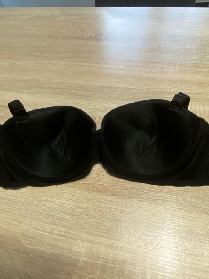 Soutien gorge noir rembourré bretelles amovibles 100C - photo numéro 4
