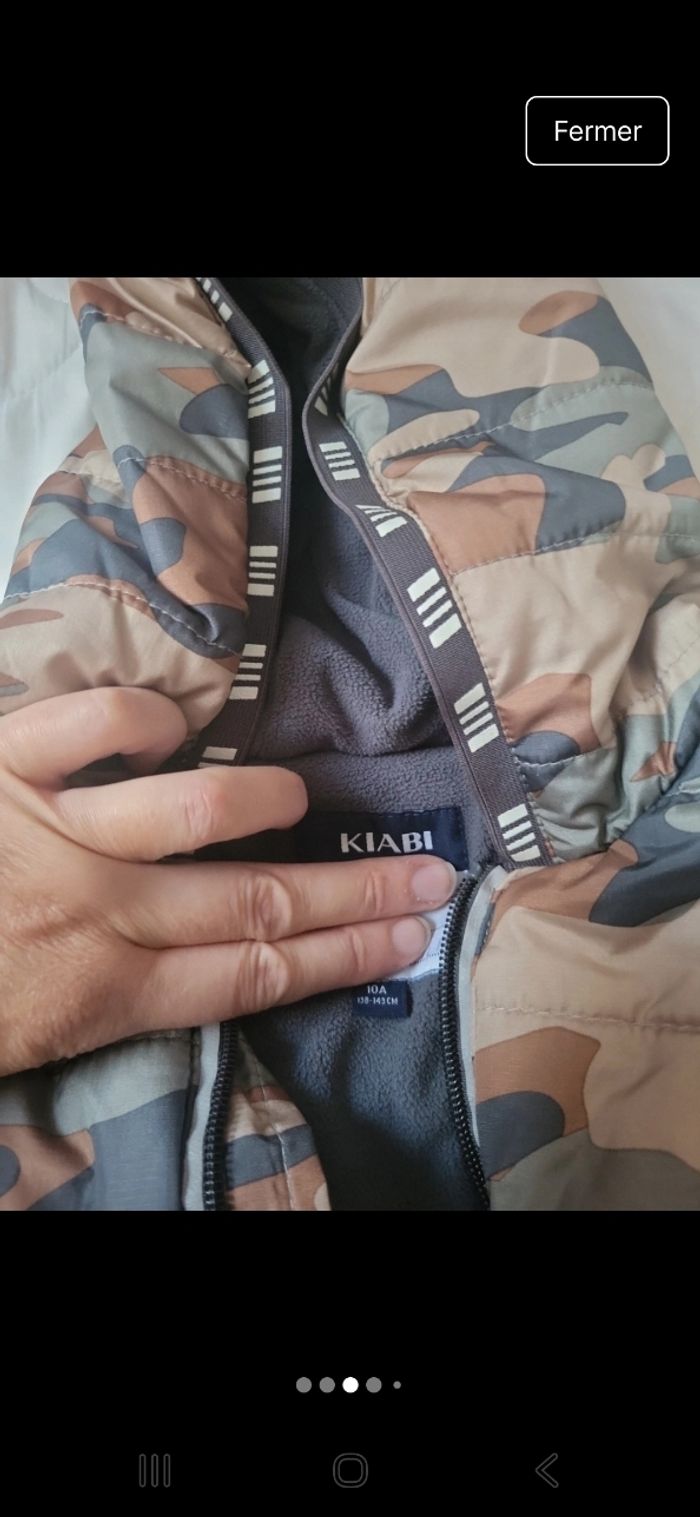 Manteau garçon 10 ans ,kiabi - photo numéro 3