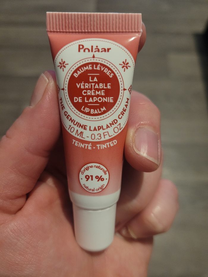Baume à lévres teinté rose Polaar💕