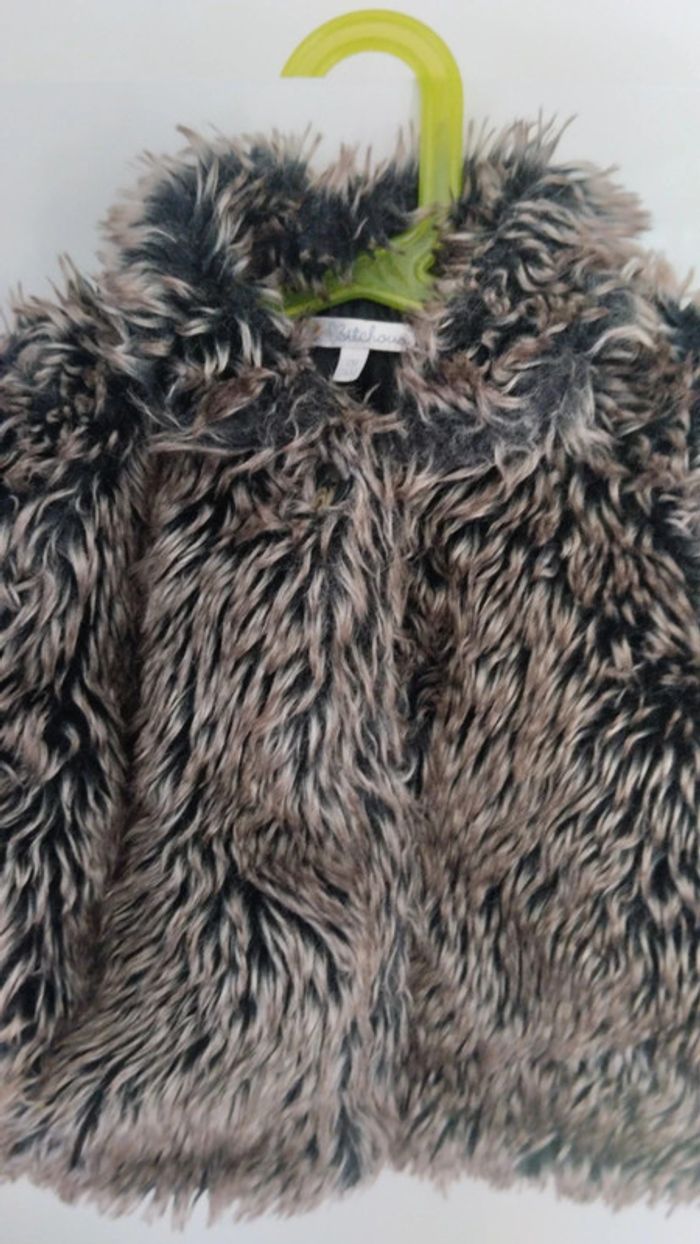 Manteau à poils fille 12 mois - photo numéro 2