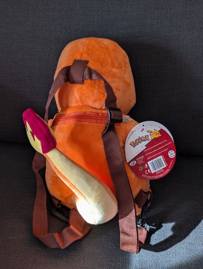 Sac à dos Pokémon Salamèche / Charmander 40cm neuf - photo numéro 2