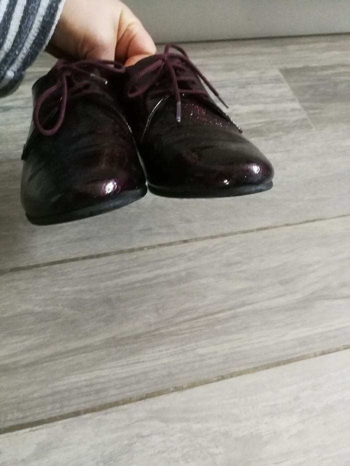 Chaussures femme bordeaux vernis André - photo numéro 10