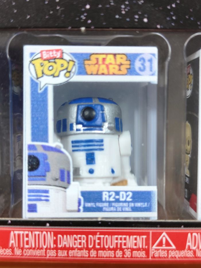 Boîte 4 Funko Bitty Pop! - Star Wars - Leia, R2-D2 & C-3PO - photo numéro 3