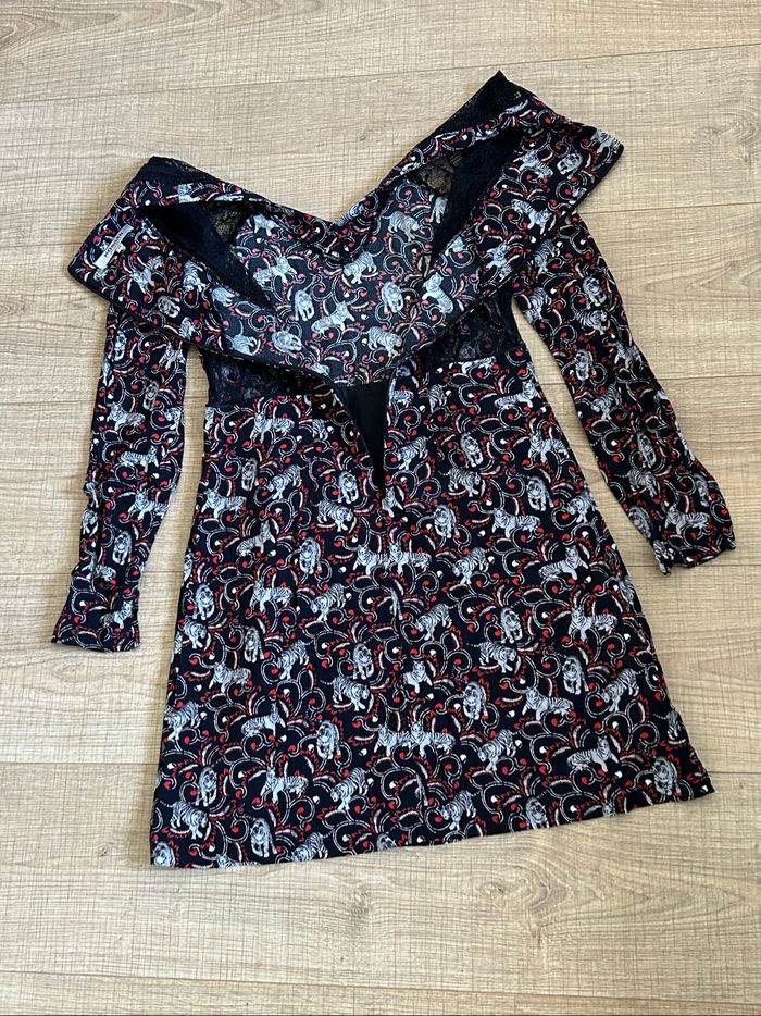 Robe imprimée à manches longues Morgan taille 36 TBE - photo numéro 9