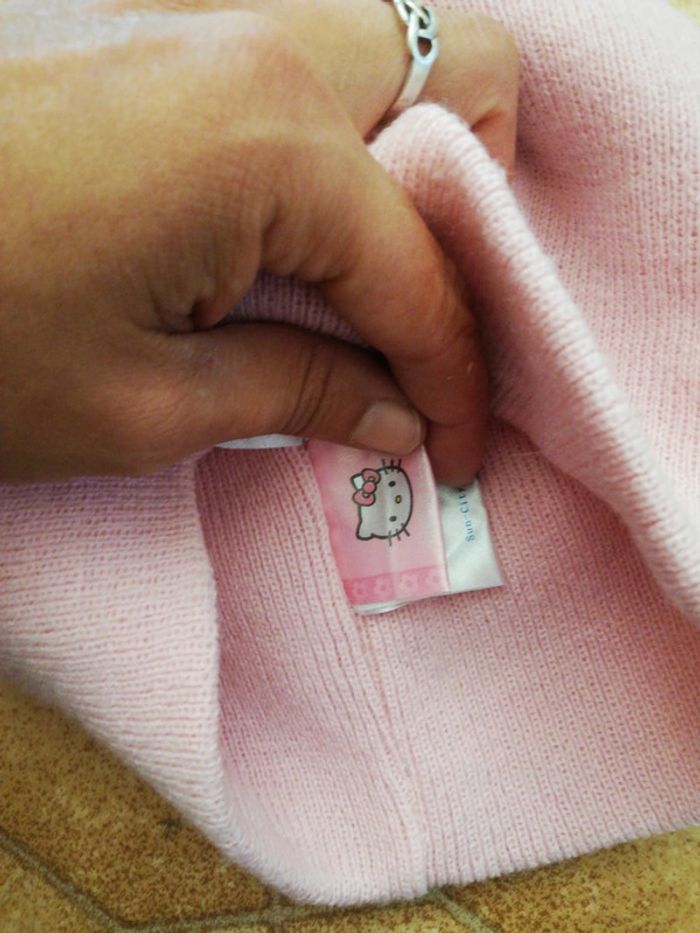 Bonnet hello kitty rose - photo numéro 2