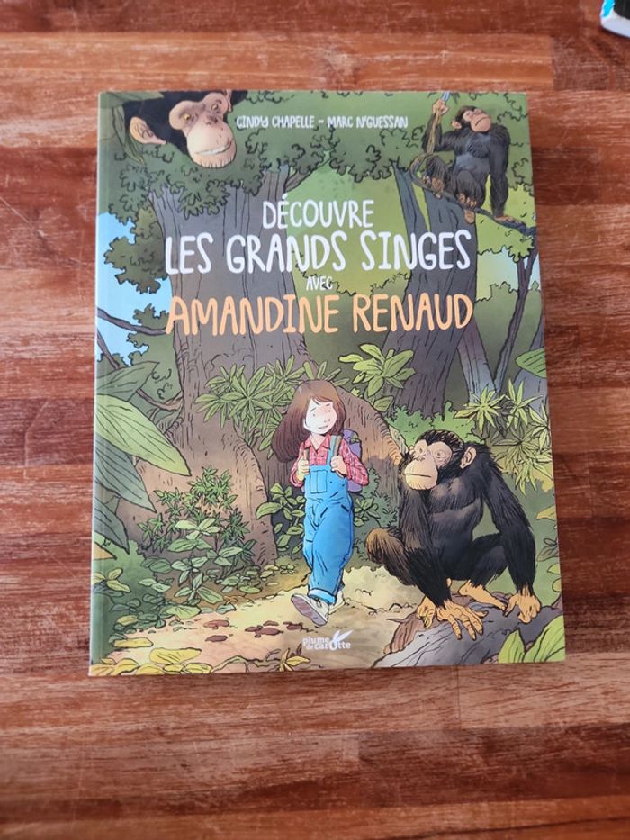 Livre : Découvre les grands singes avec..