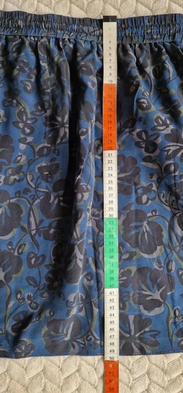 Mini jupe Kenzo en soie taille elastiquée et poches taille 40 - photo numéro 8