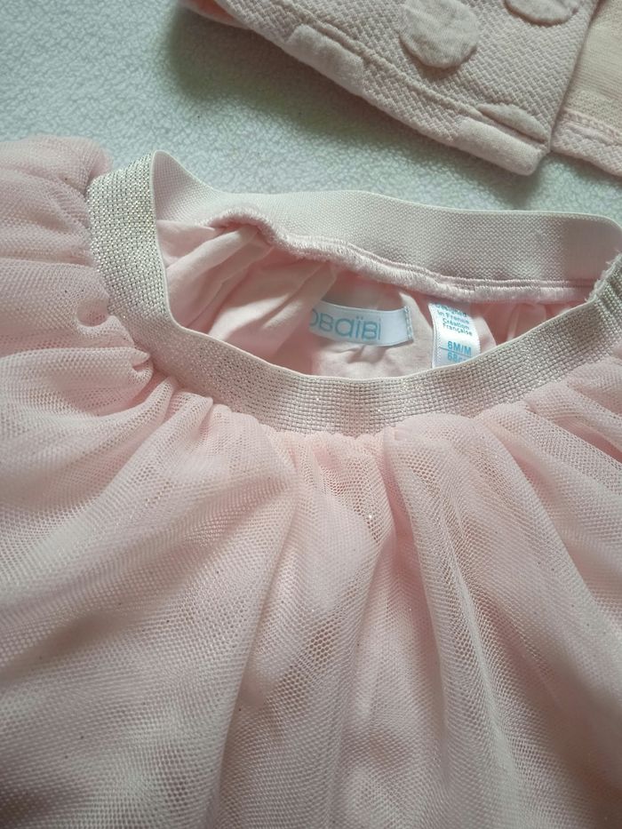 Gilet + jupe de princesse 6 mois - photo numéro 3