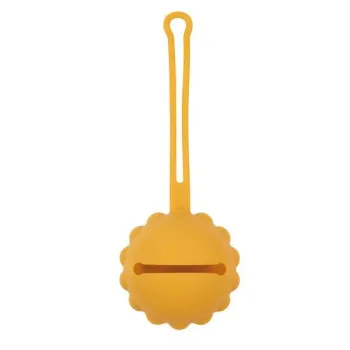 Etui à tétine Nattou Silicone Jaune 18 cm Neuf