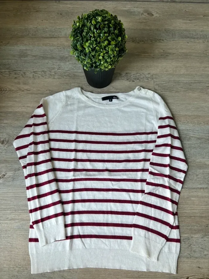 Pull style Marinière Femme