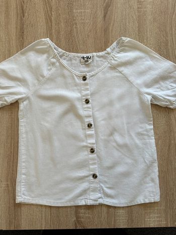 T-shirt blanc Lin