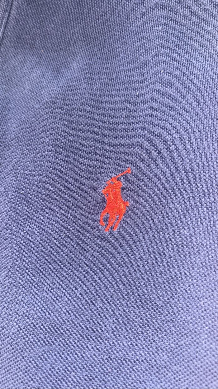 Polo Ralph Lauren bleu marine homme – Slim Fit – Taille M - photo numéro 3