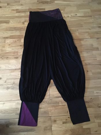 Sarouel noir et mauve mom2be M