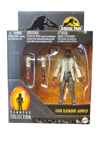 Figurine Jurassic Park 30Th anniversary John Raymond Arnold Hammond Collection Mattel neuf