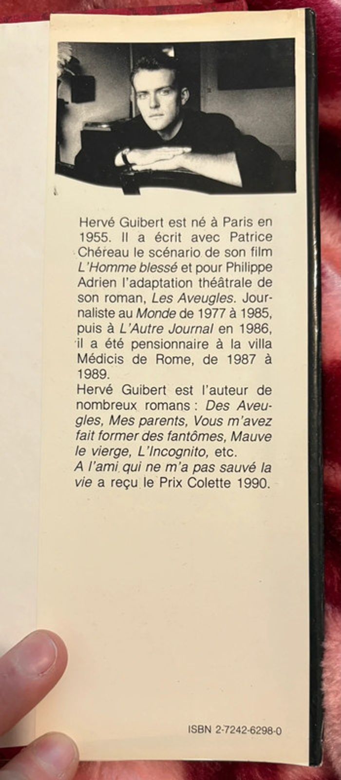 Livre « à l’ami qui ne m’a pas sauvé la vie » - photo numéro 3