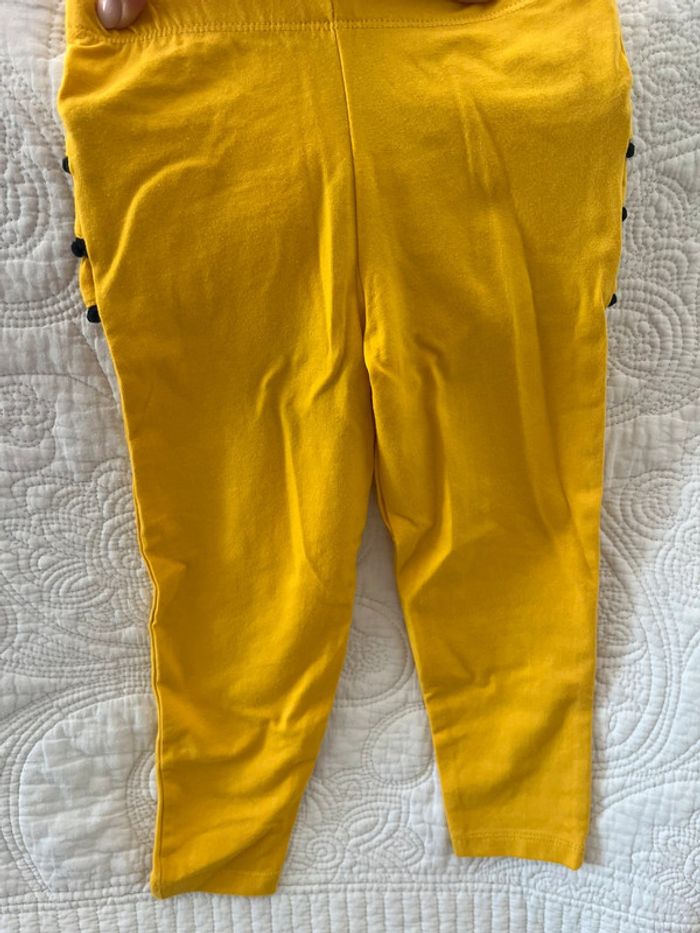 303 - legging fille jaune - photo numéro 7