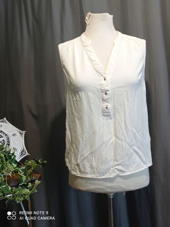 débardeur écru de Camaieu 38 *Spécial FETE* réf691 K1