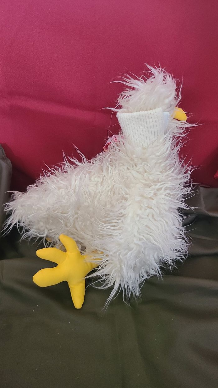 Peluche créateur Gwénaël Malcorpi. CHICKYTA LA POULE - photo numéro 7