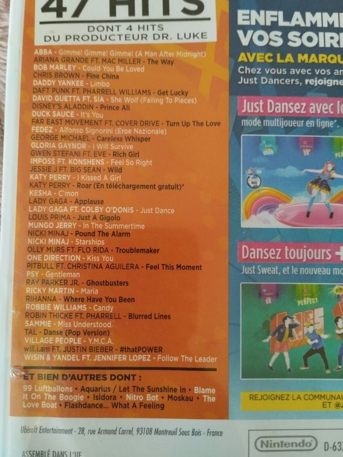 Jeu Wii Just Dance - photo numéro 3